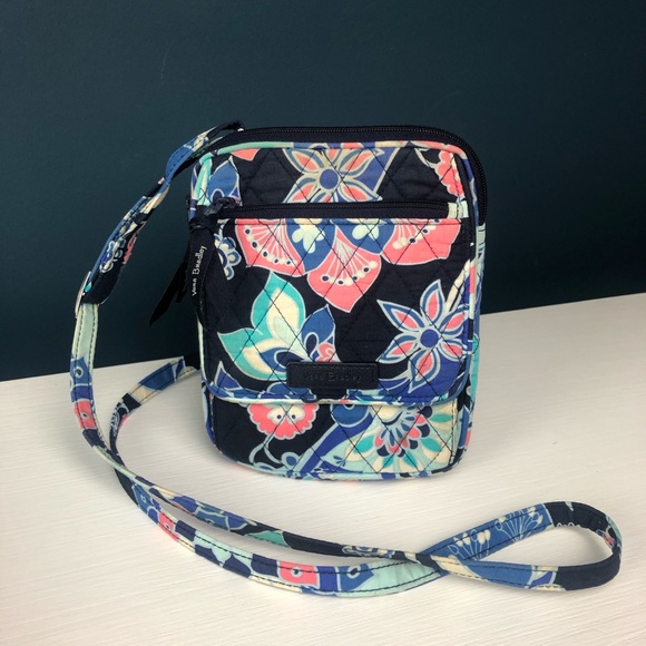 Vera Bradley Handbags - Vera Bradley Lotus Flower Swirl Crossbody Bag